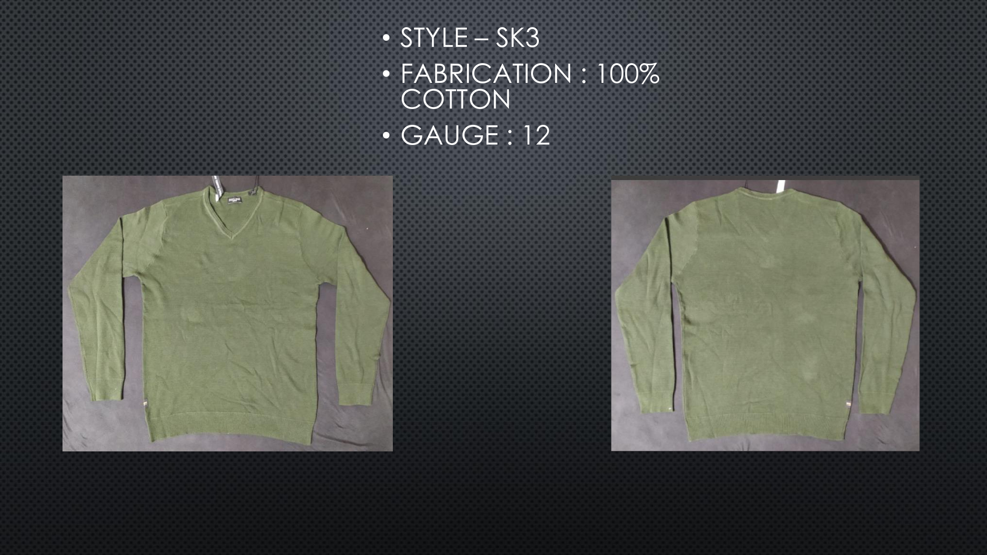Garment sample style SK3