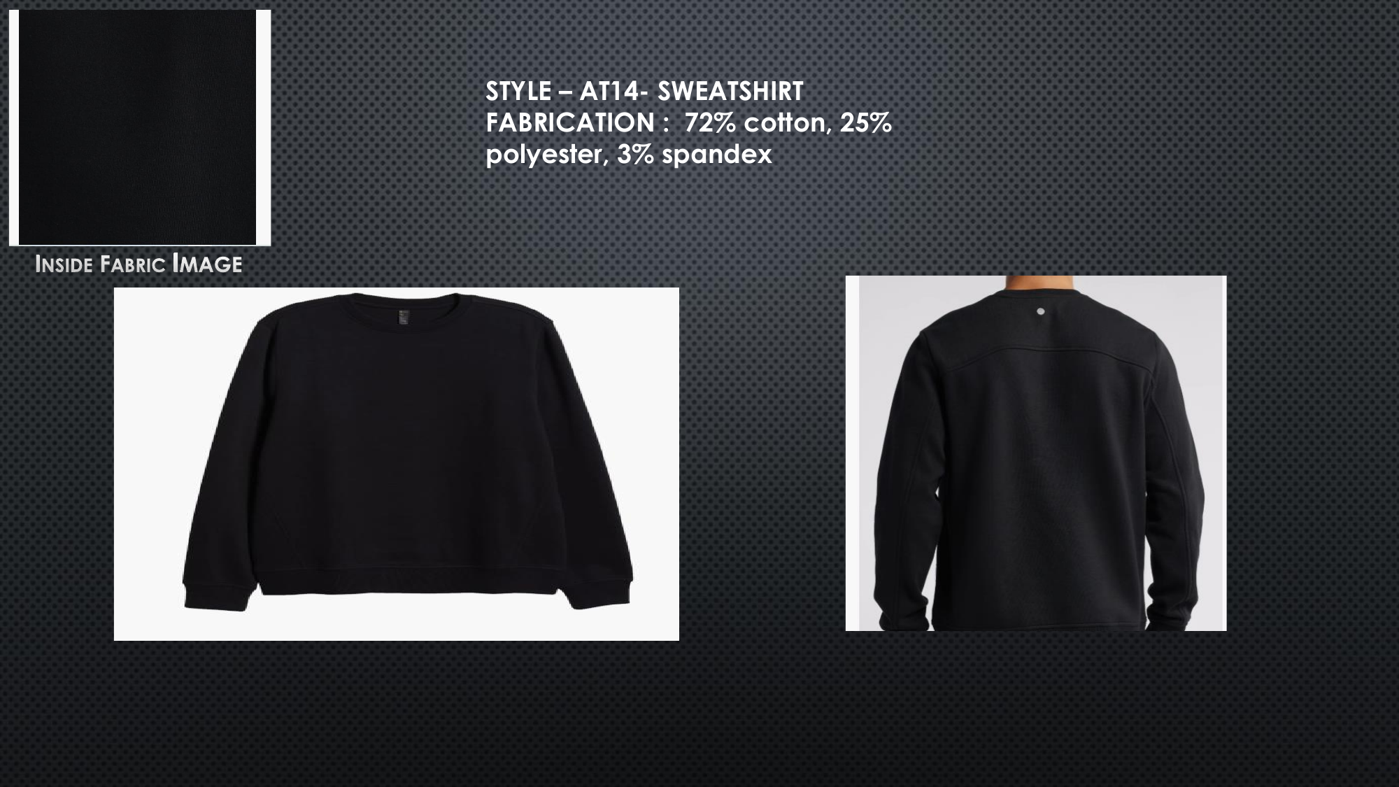 Garment sample style AT14